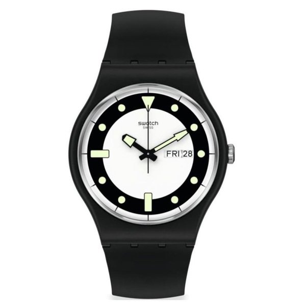 Swatch SO32B705 Bla_Div Unisex Kol Saati