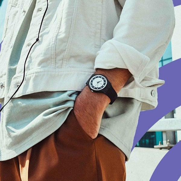 Swatch SO32B705 Bla_Div Unisex Kol Saati