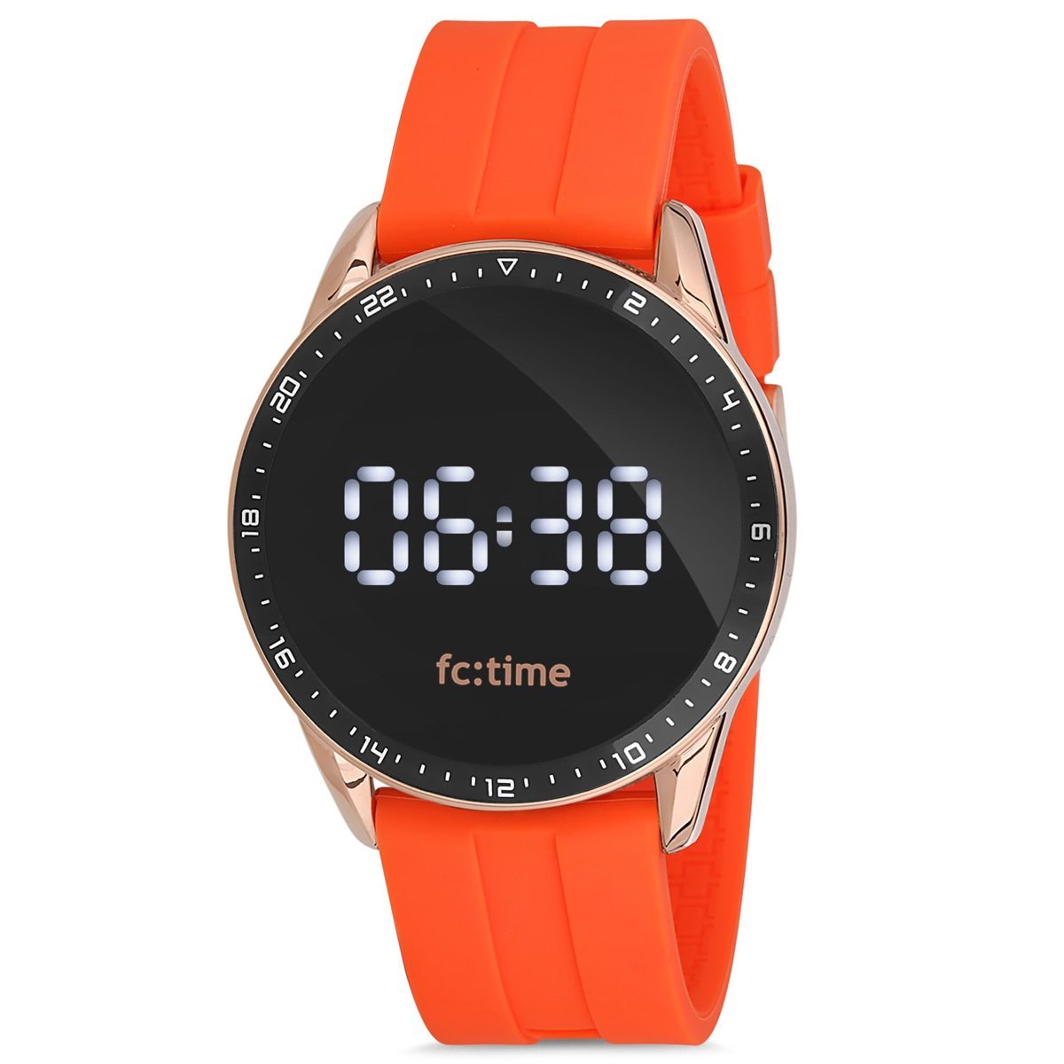 Ferrucci FC G11100S.02 FC:Time Plastik Slikon Dijital Led Kol Saati
