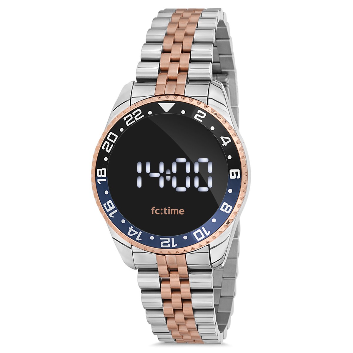 Ferrucci FC G11104M.05 FC:Time Metal Dijital Led Kol Saati