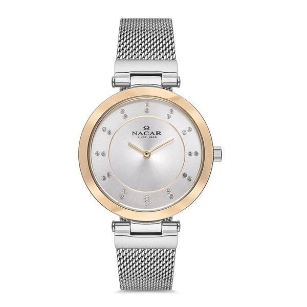 Nacar NC36-390023-CSM Hasır Kadın Kol Saati