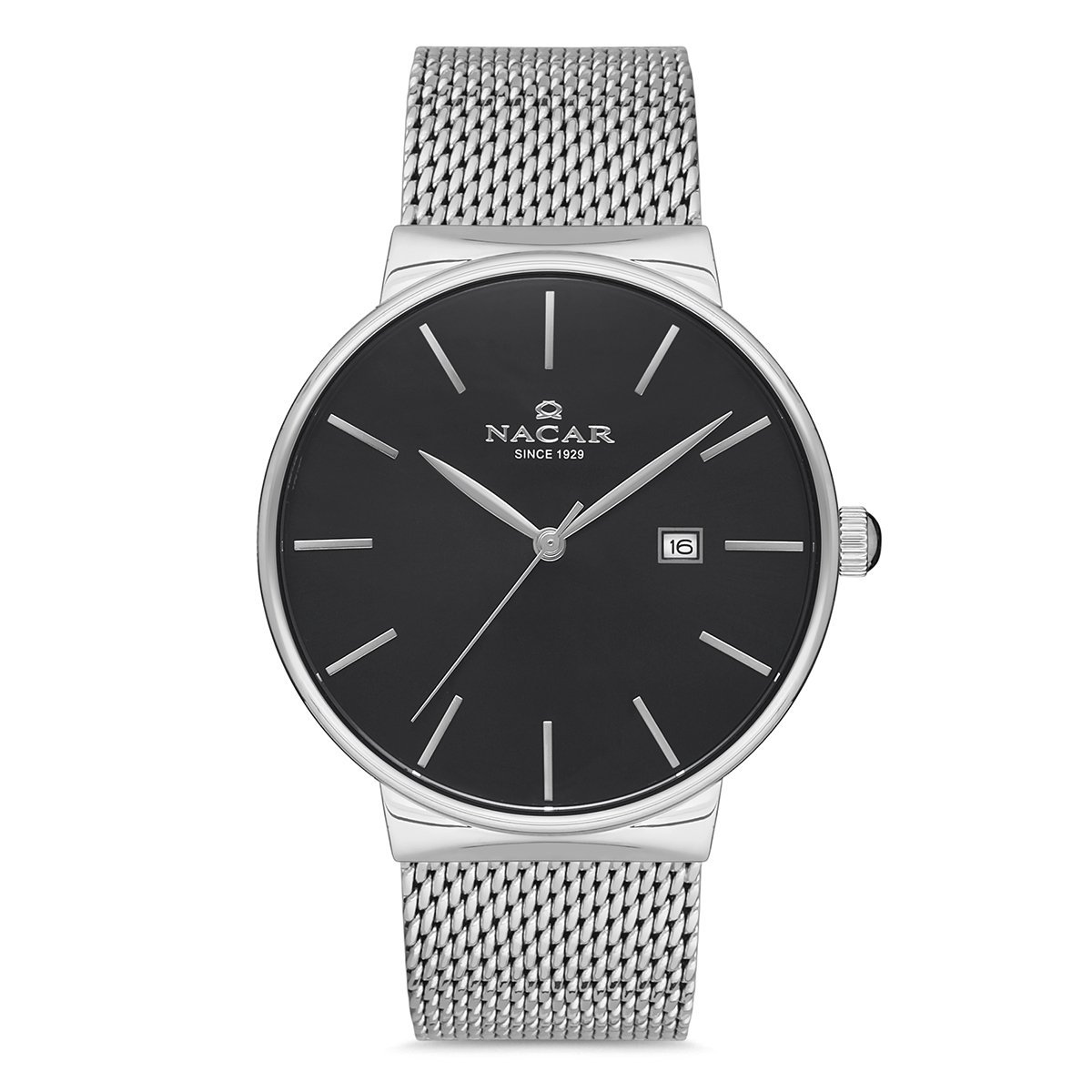 Nacar NC34-290431-ABSM Çelik Hasır Erkek Kol Saati