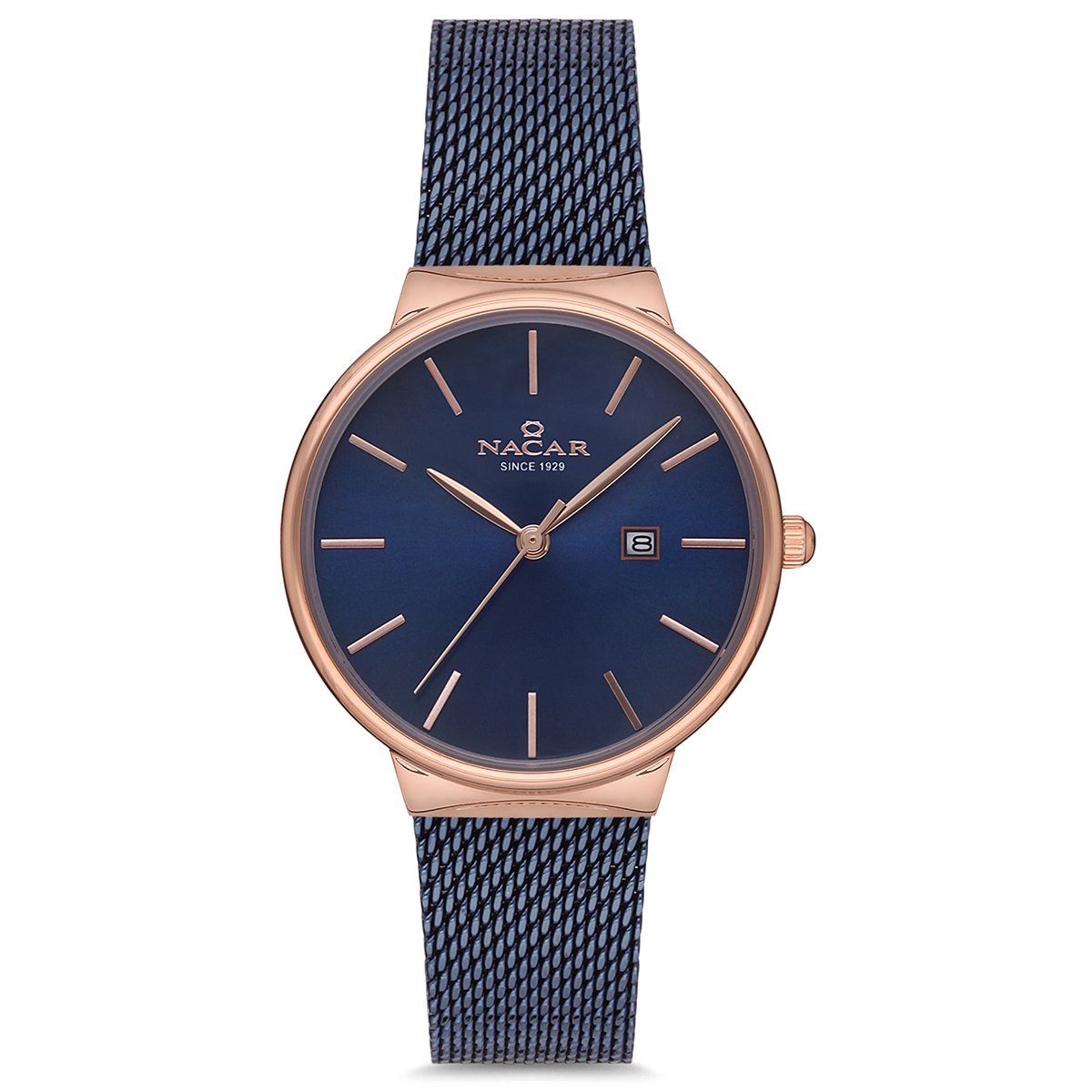 Nacar NC34-390431-RLRM Mavi Hasır Kadın Kol Saati