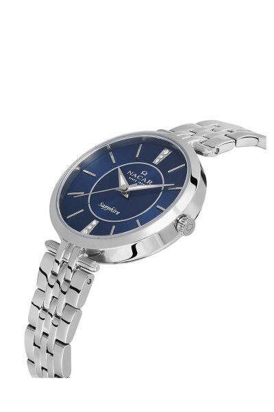 Nacar  NC34-39B324-ALM Kadın Kol Saati Safir Cam