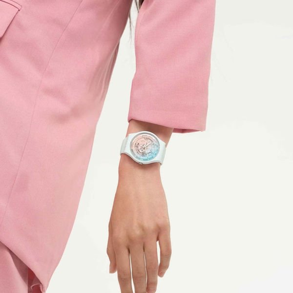 Swatch So32s101 FLEETINGLY ICEBLUE