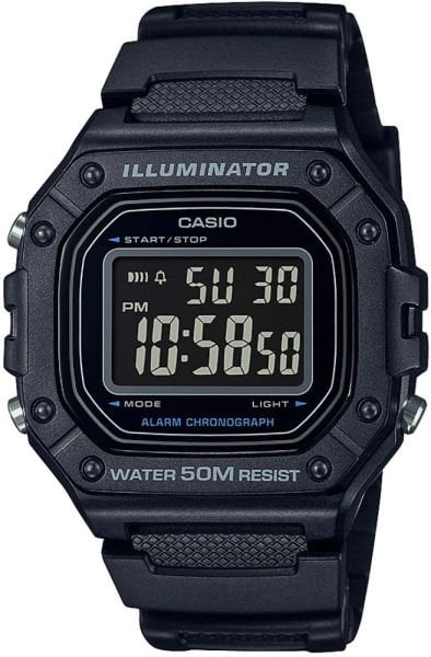 Casio W-218H-1BVDF Dijital Kol Saati