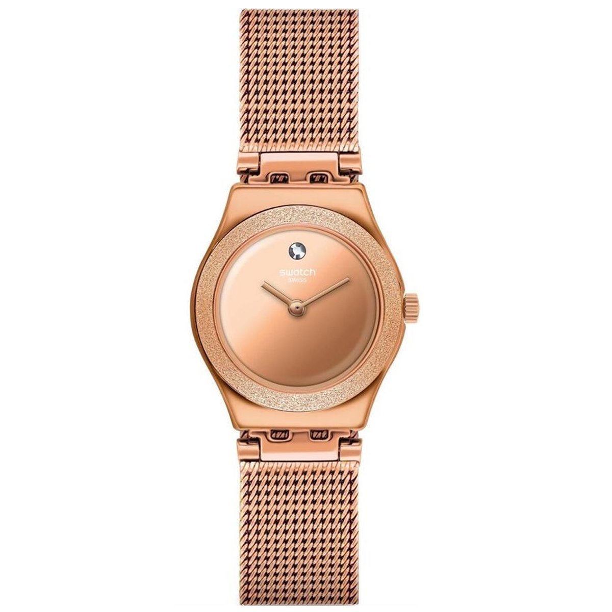 Swatch YSG166M Luminescent Rose Hasır Kadın Kol Saati