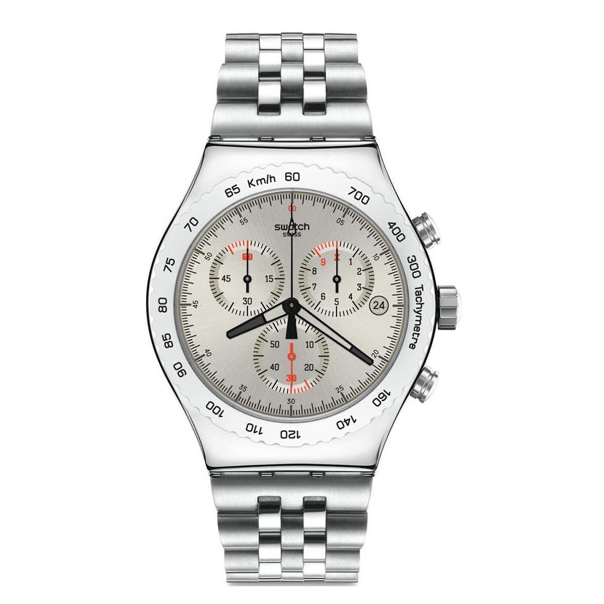 Swatch Yvs405gd SILVERISH RESTYLED Erkek Kol Saati