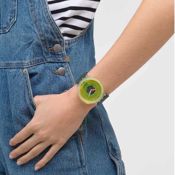 Swatch Sb05k400 BLINDED BY NEON