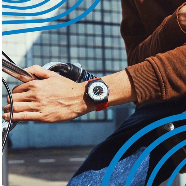 Swatch So32b401 ROUGE & NOIR Kol Saati