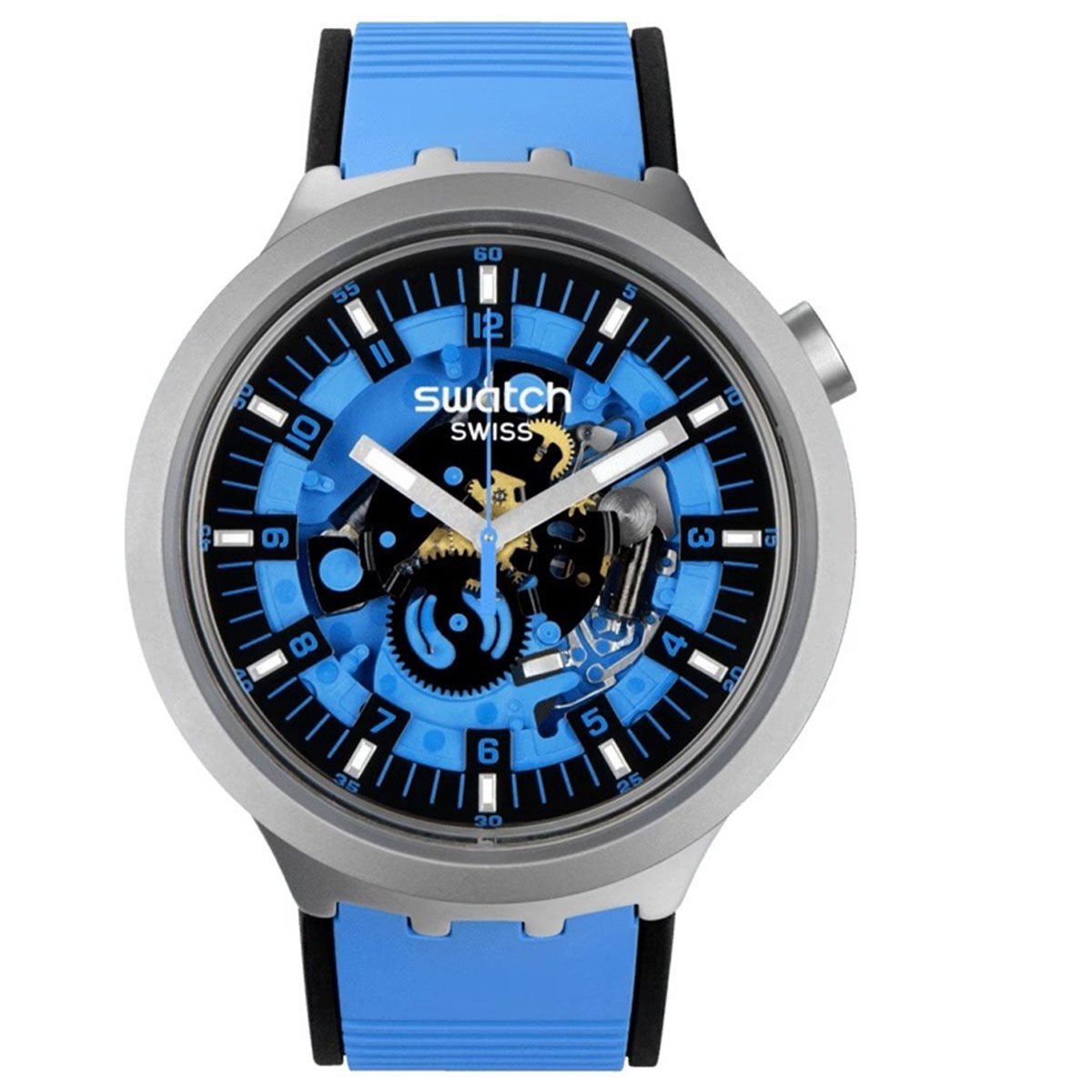 Swatch BIG BOLD IRONY SB07S106 AZURE BLUE DAZE