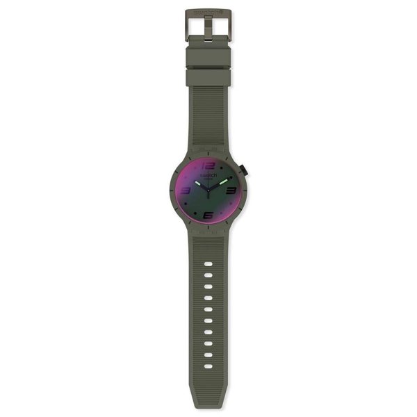 Swatch SO27M105 FUTURISTIC GREEN Plastik Silikon Kol Saati