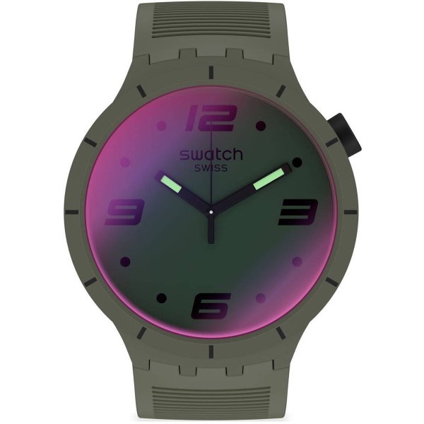 Swatch SO27M105 FUTURISTIC GREEN Plastik Silikon Kol Saati