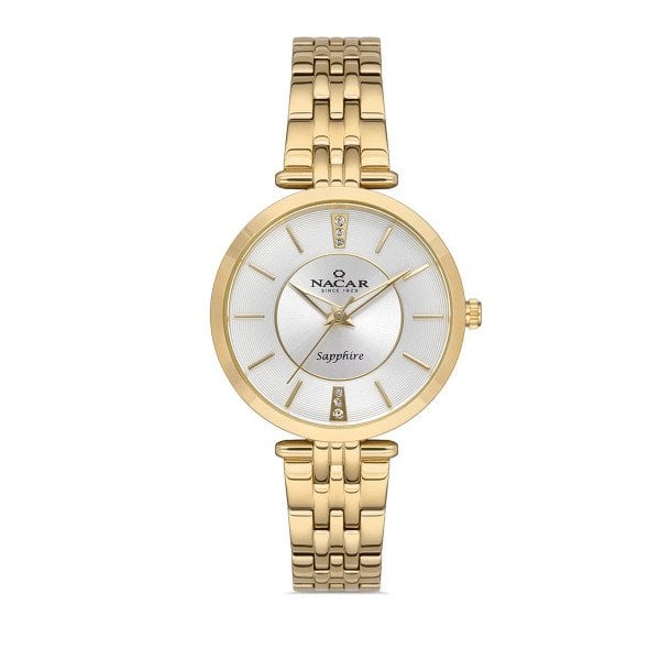 Nacar NC34-39B324-DSM Kadın Kol Saati Safir Cam
