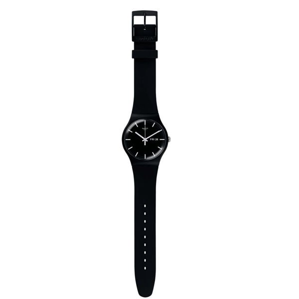 Swatch Mono Black Again  Kol Saati SO29B704