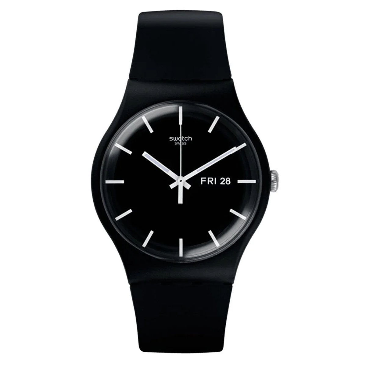 Swatch Mono Black Again  Kol Saati SO29B704