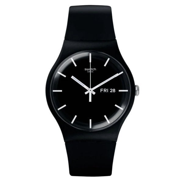Swatch Mono Black Again  Kol Saati SO29B704