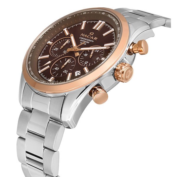 Nacar  NC34-290713-EKM Erkek Kol Saati Safir Cam