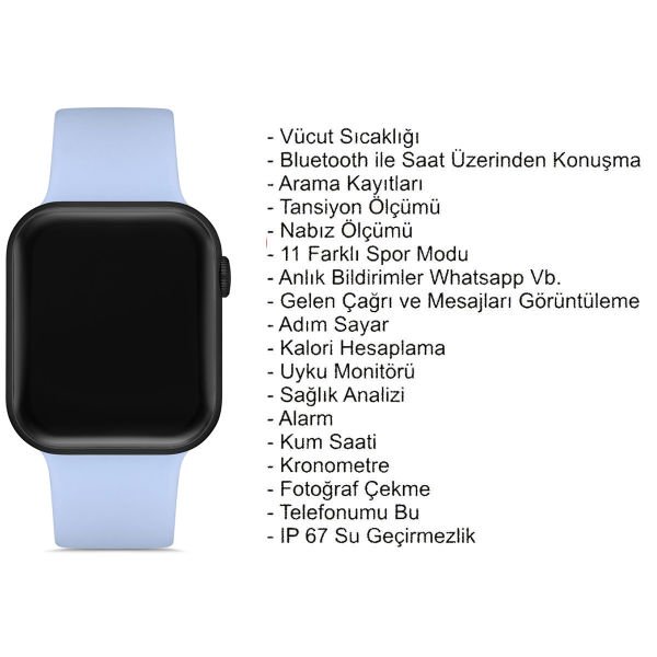 You Watch F3-YF307 You Smart Black & Blue Silicon Unisex Kol Saati