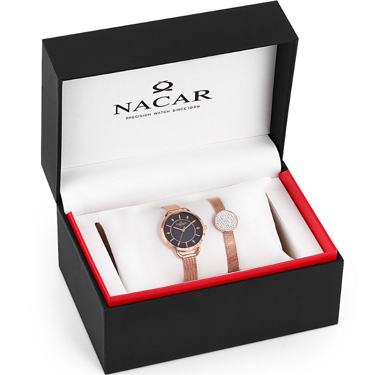Nacar NC34-39B437-RBM-SET Hasır Kadın Kol Saati