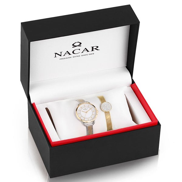 Nacar NC34-39B437-CSM-SET Hasır Kadın Kol Saati