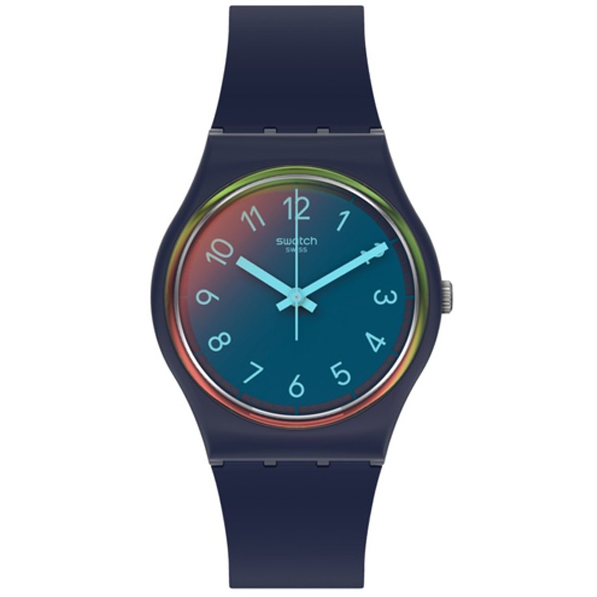 Swatch GN274 La Night Blue Plastik Silikon Kol Saati
