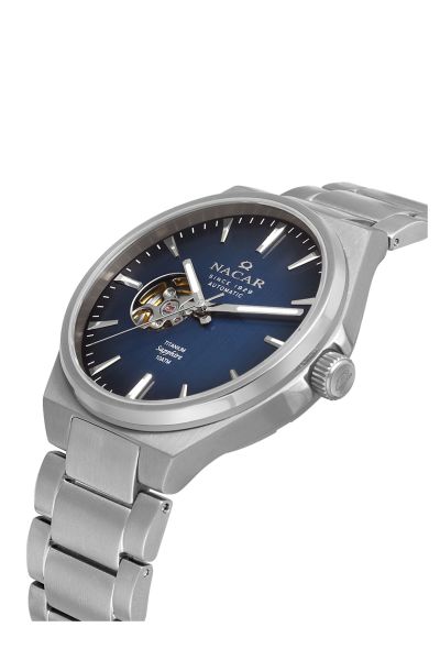 Nacar NC33-258378-ALM Safir Otomatik Erkek Kol Saati