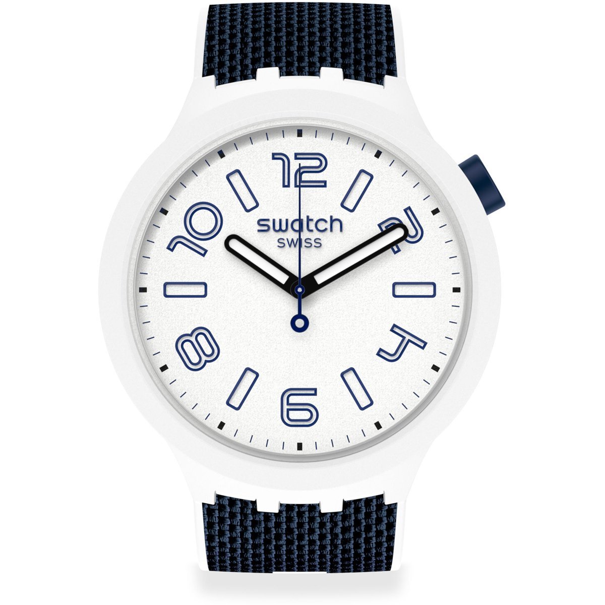 Swatch SO27W102 DEEP SNOW Plastik Silikon Kol Saati