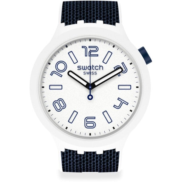 Swatch SO27W102 DEEP SNOW Plastik Silikon Kol Saati