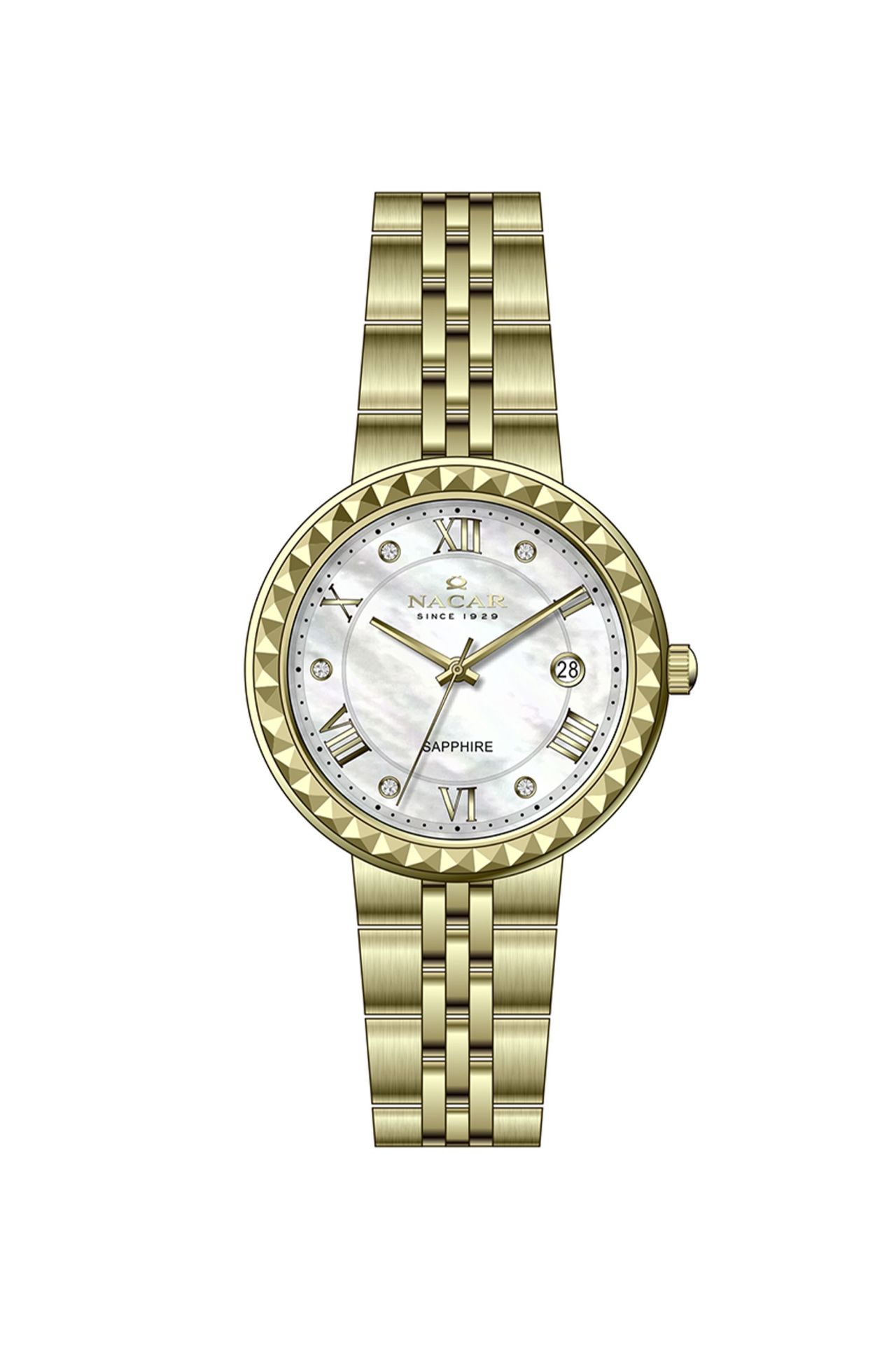 Nacar NC34-39B716-DSMS Safir Kadın Kol Saati