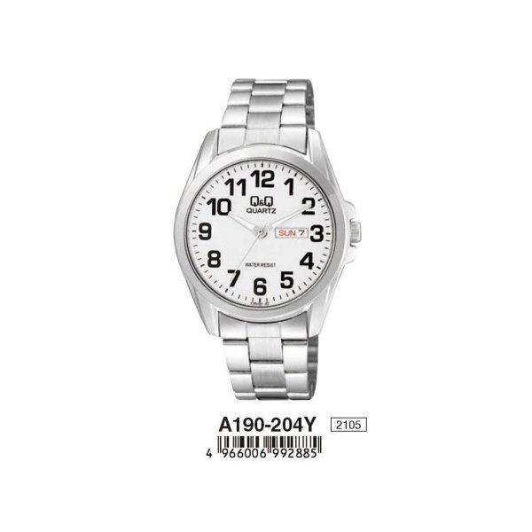 Q&Q A190-204Y Metal Erkek Kol Saati