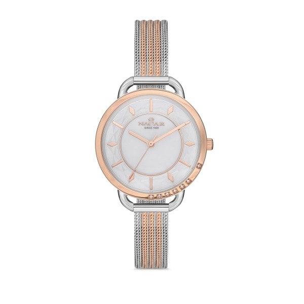 Nacar NC34-39MD1612-ESM-SET Hasır Kadın Kol Saati
