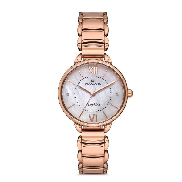 Nacar  NC36-391034-RWM Kadın Kol Saati Safir Cam