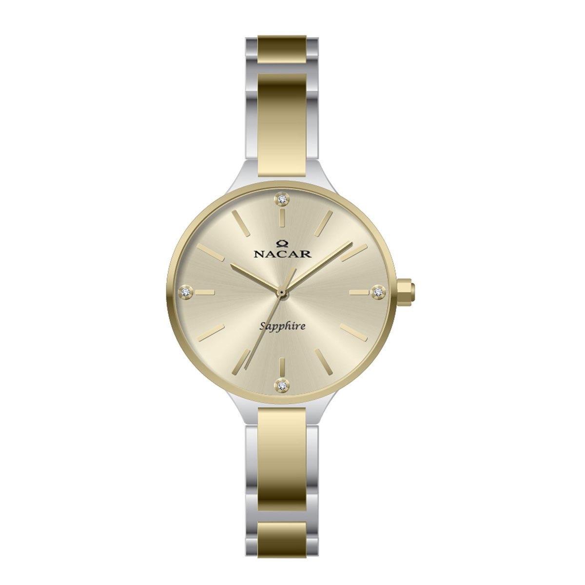 Nacar NC36-391035-CCM Kadın Kol Saati Safir Cam