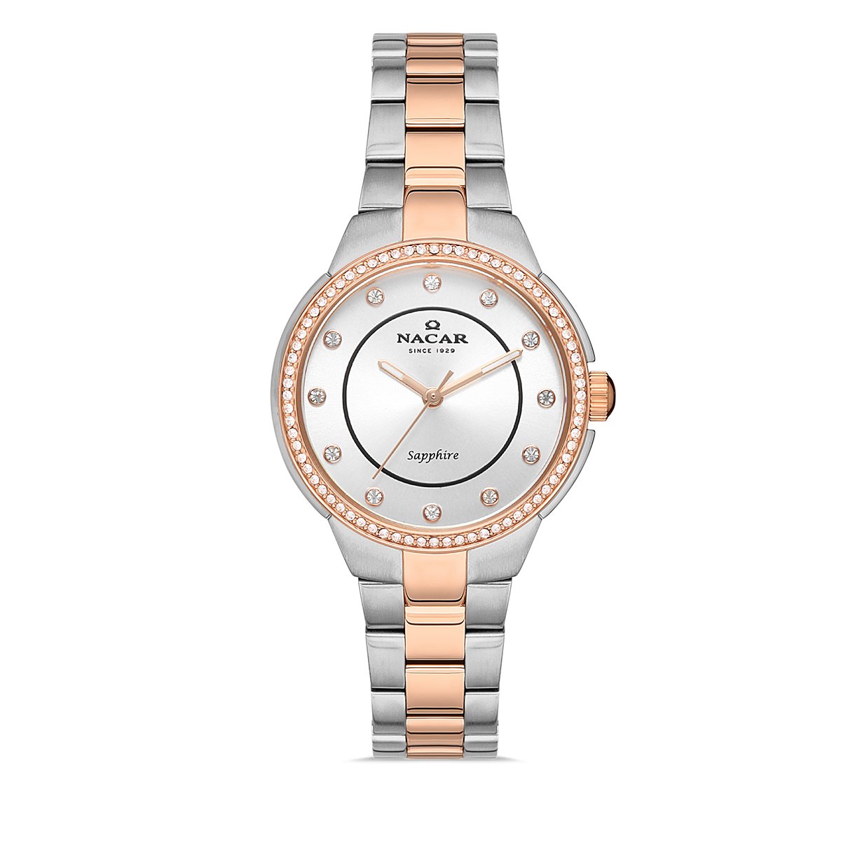 Nacar NC34-39B527-ESMS Kadın Kol Saati Safir Cam