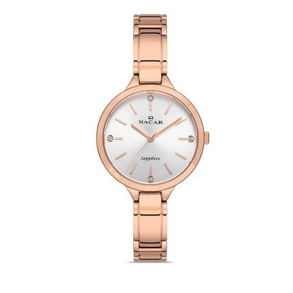 Nacar NC36-391035-RSM Kadın Kol Saati Safir Cam
