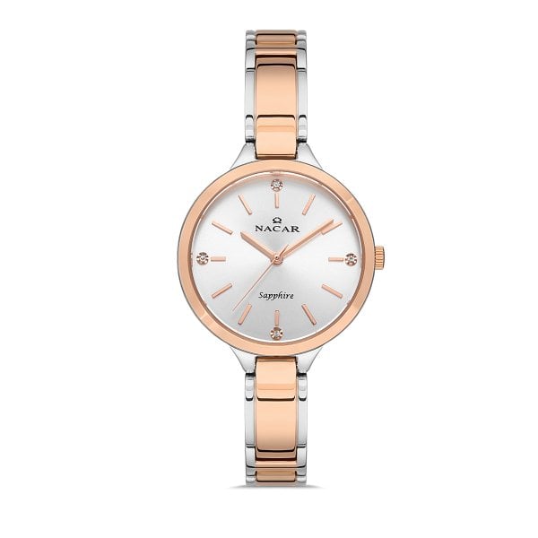 Nacar NC36-391035-ESM Kadın Kol Saati Safir Cam