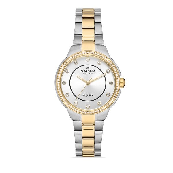 Nacar NC34-39B527-CSMS Kadın Kol Saati Safir Cam