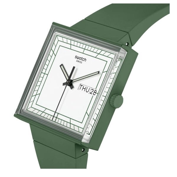 Swatch So34g700 WHAT IF…GREEN?  Kol Saati