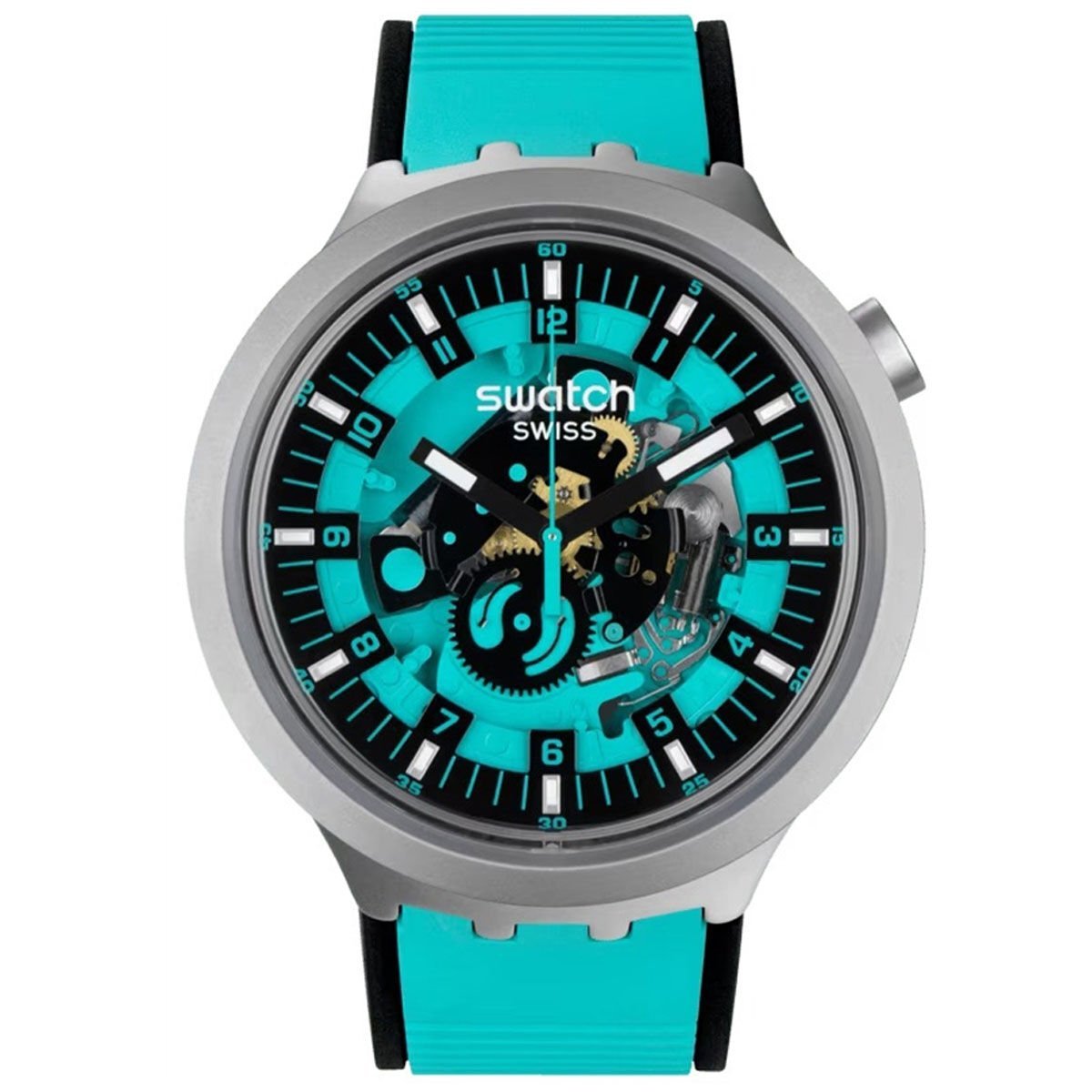 Swatch BIG BOLD IRONY SB07S111 MINT TRIM Kol Saati