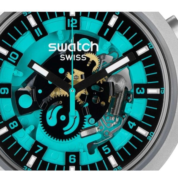 Swatch BIG BOLD IRONY SB07S111 MINT TRIM Kol Saati