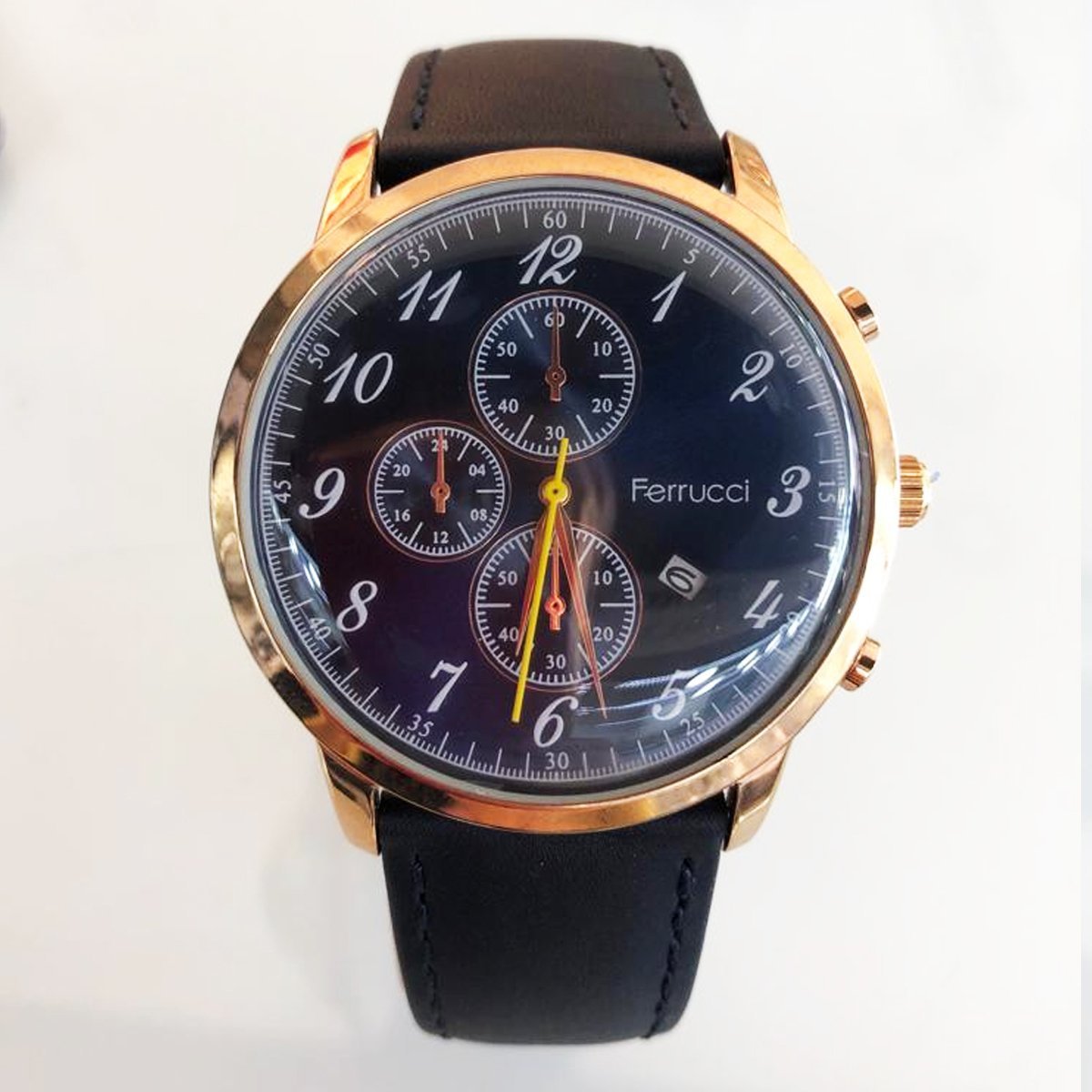 Ferrucci 012238a Deri Lacivert Kol Saati