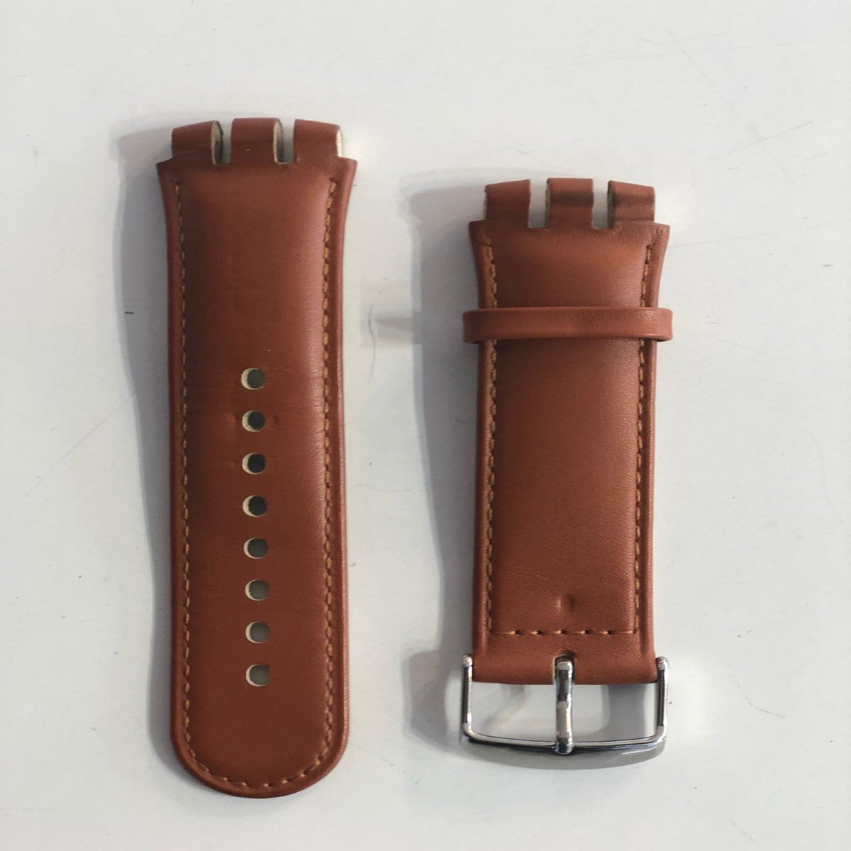 Swatch AYNS Kahverengi Deri Kordon