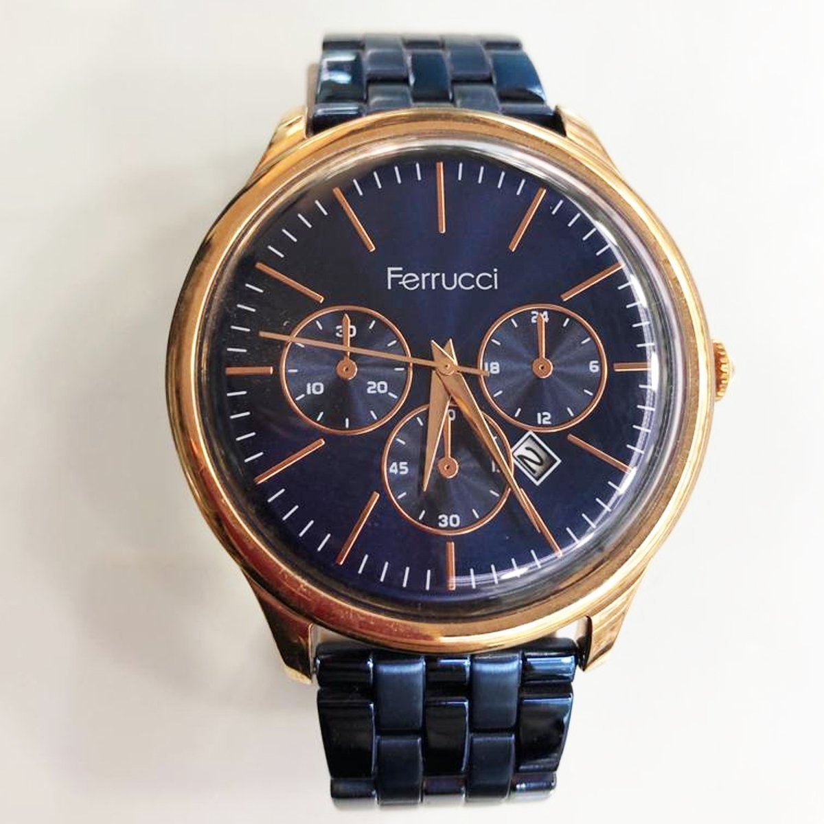 Ferrucci 012002B Lacivert Erkek Kol Saati