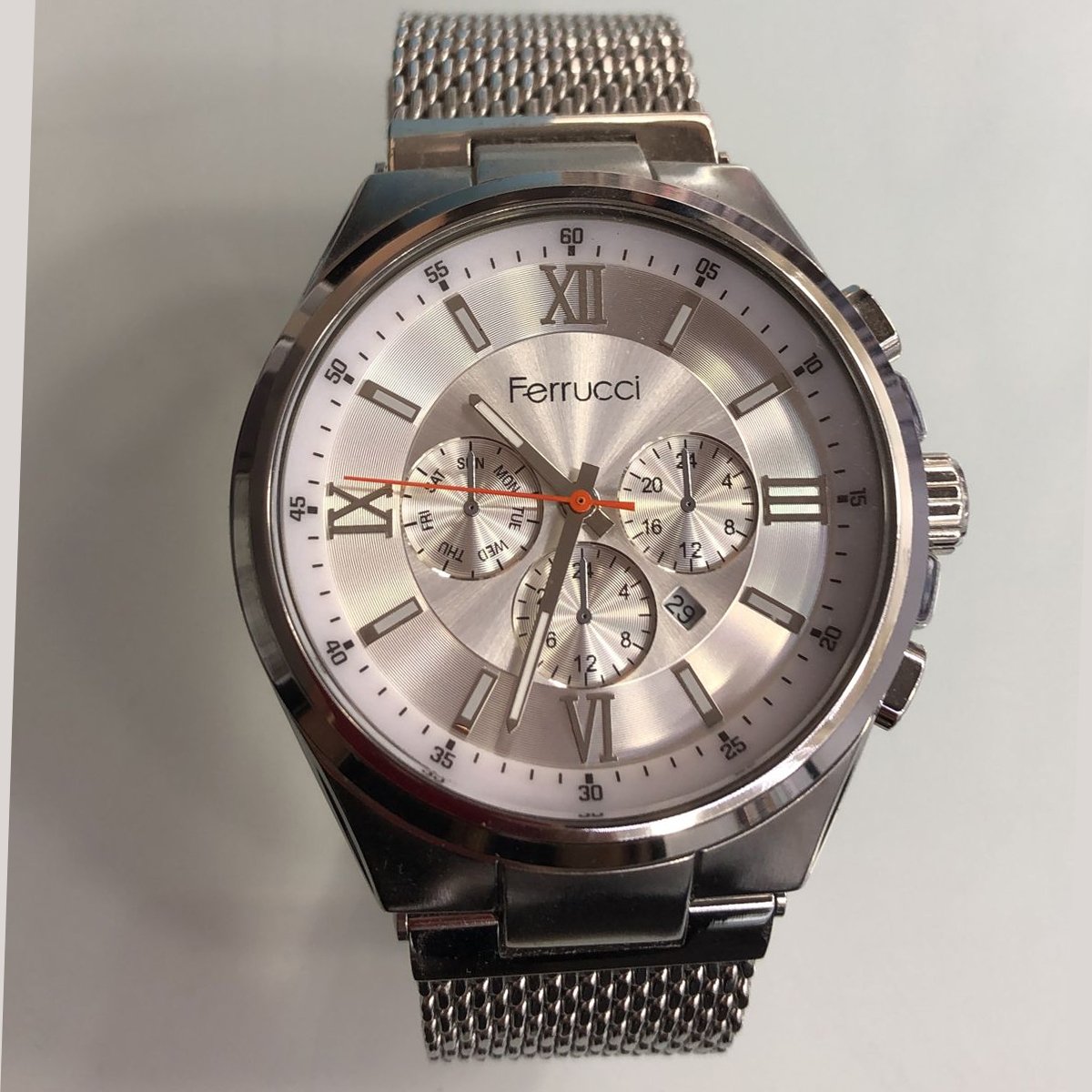 Ferrucci 012072A Gümüş Erkek Kol Saati