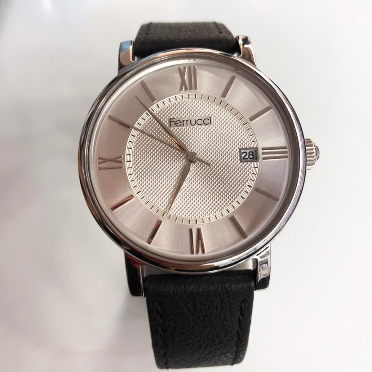 Ferrucci 012216D Deri Erkek  Kol Saati