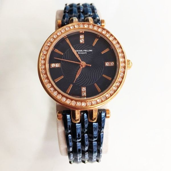 Michael Fellini MF1105 Lacivert Kadın Kol Saati