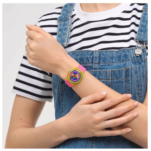 Swatch Swatch Electrifying Summer Bayan Kol Saati SO28P105