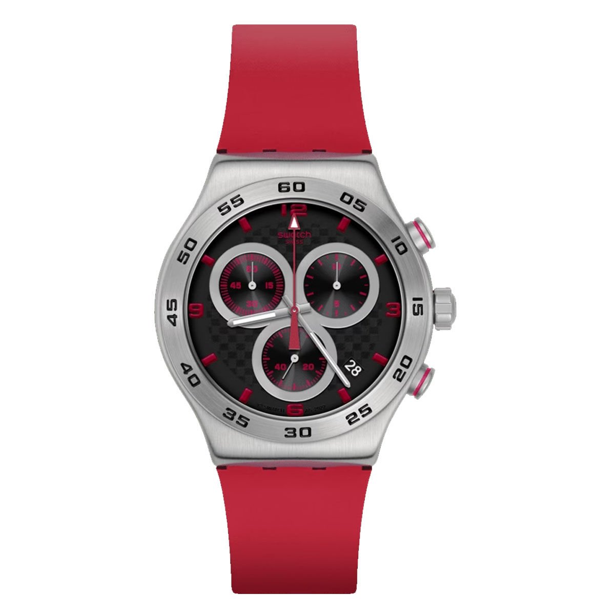 Swatch YVS524 CRIMSON CARBONIC RED Kol Saati