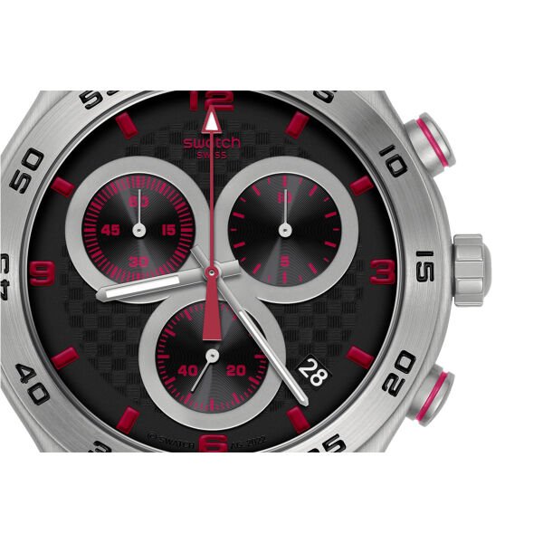 Swatch YVS524 CRIMSON CARBONIC RED Kol Saati